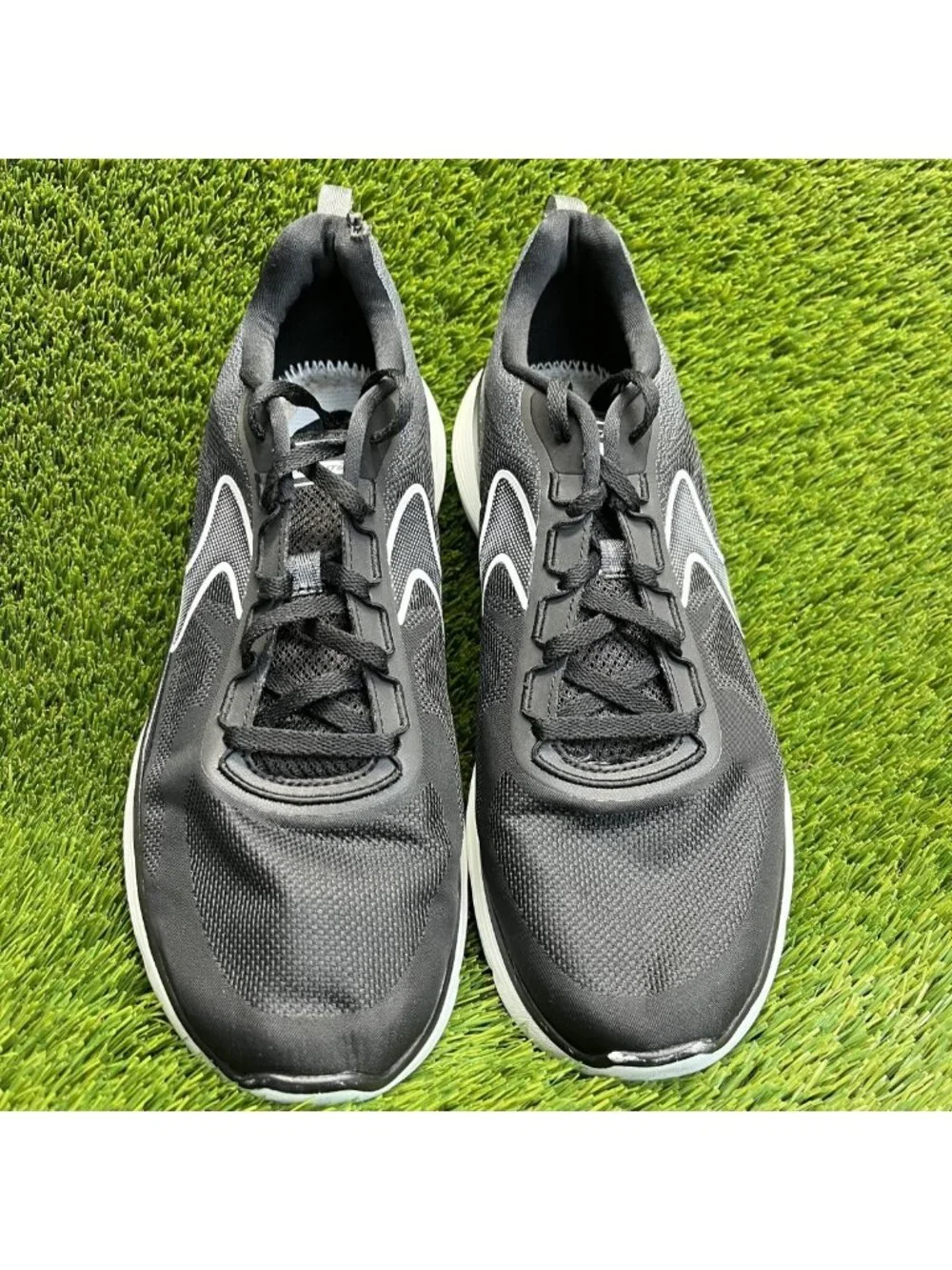 Skechers Flex Advantage 5.0 Spreelo Mens Size 12 Black Running Shoes Sneakers